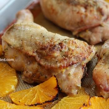 Chicken with Rosemary and Roasted Oranges