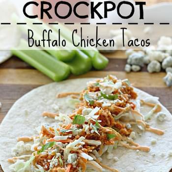 Crockpot Buffalo Chicken Tacos