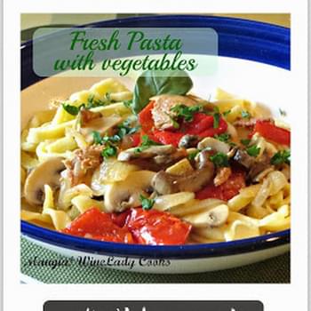 Simple Pasta Sauce With Fresh Vegetables