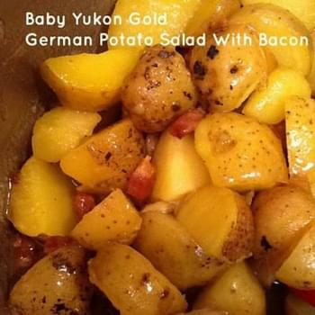 Warm German potato salad-A classic for Fall