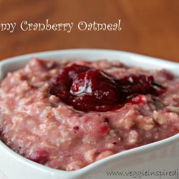 Creamy Cranberry Oatmeal