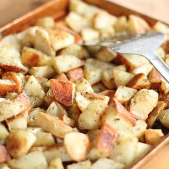 Rosemary and Oregano Roasted Potatoes
