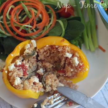 Sausage and Feta Stuffed Peppers