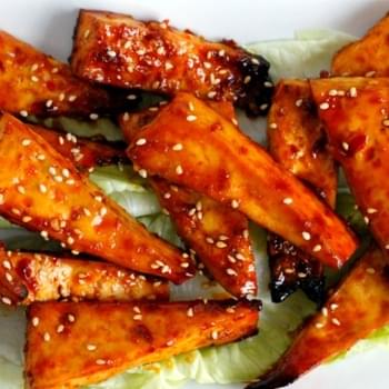 Korean BBQ Tofu "Wings"