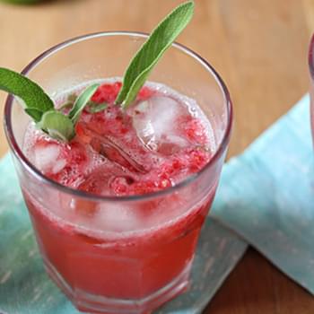 Raspberry Smash Cocktail