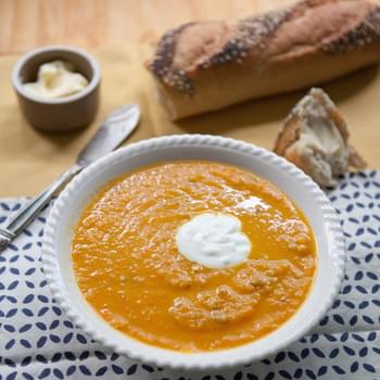 Moroccan-Spiced Carrot and Sorghum Soup