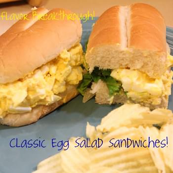 Classic Egg Salad Sandwiches!