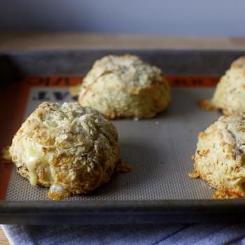 Caramelized Onion and Gruyère Biscuits