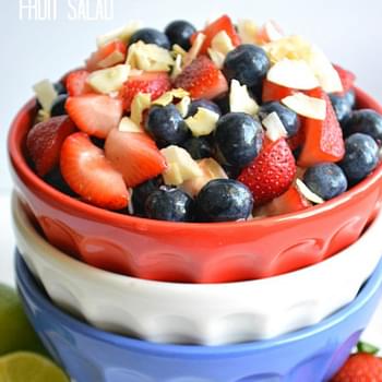 Red White & Blue Fruit Salad