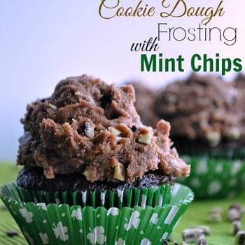 Chocolate Mint Chip Cookie Dough Frosting