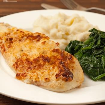 Oven-Baked Fish with Caesar Topping