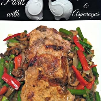 Pork, Mushrooms, and Asparagus