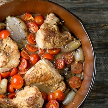 Chicken with Shallots and Cherry Tomatoes