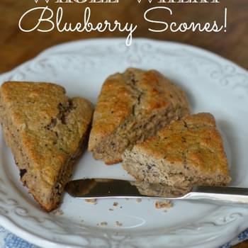 Whole-Wheat Blueberry Scones