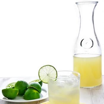 Homemade Margarita Mix & Classic Lime Margarita