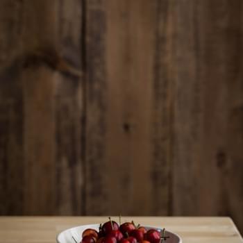 Cracked Rye Porridge with Roasted Molasses Cherries