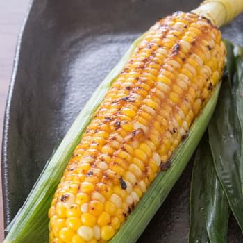 Grilled Butter Miso Corn