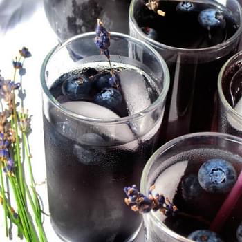 Blueberry Lavender Vodka Spritzer