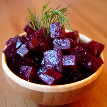Roasted Beets with Orange Dressing