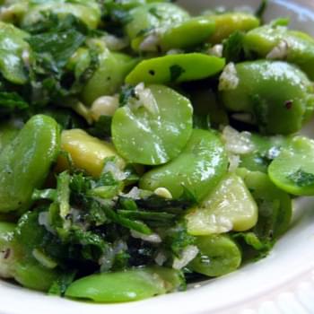 Simple Fava Bean Salad
