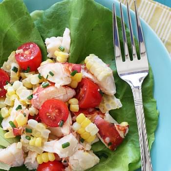 Chilled Lobster Salad with Sweet Summer Corn and Tomatoes
