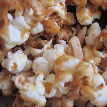 Caramel Almond Popcorn