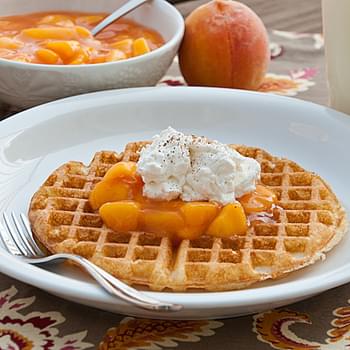 Fresh Peach Topping for Waffles, Pancakes, etc.