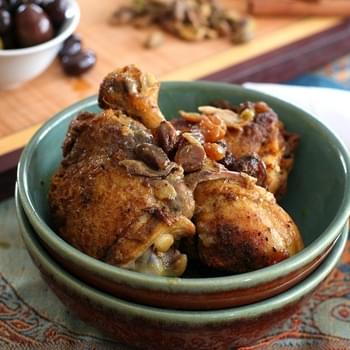 Chicken Tagine with Raisins and Pistachios – Low Carb and Gluten-Free