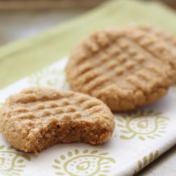 Old Fashioned 3 Ingredient Peanut Butter Cookies