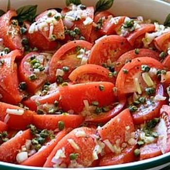 Shallot- Mustard Tomato Salad