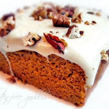 Maple Frosted Pumpkin Cake