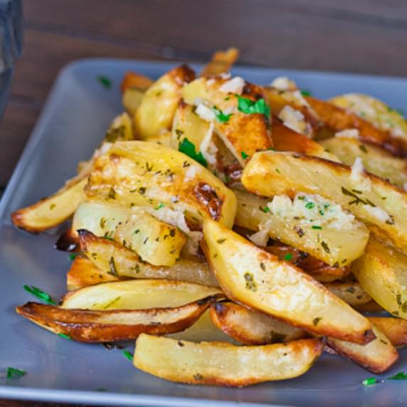 Roasted Potatoes With Garlic Sauce