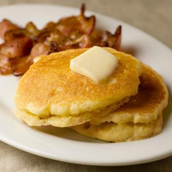 Buttermilk Cornmeal Pancakes