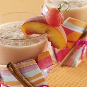 Watermelon, Pineapple and Peach Smoothie
