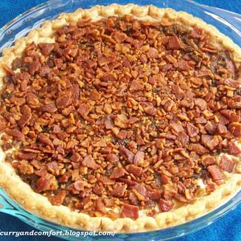 Caramelized Onion and Bacon Pie
