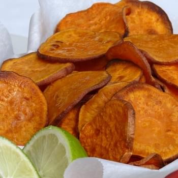 Sweet Potato Chips with Lime
