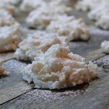 Rice Krispie Coconut Snowballs