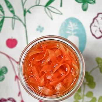 Carrot and Ginger Quickie Pickle