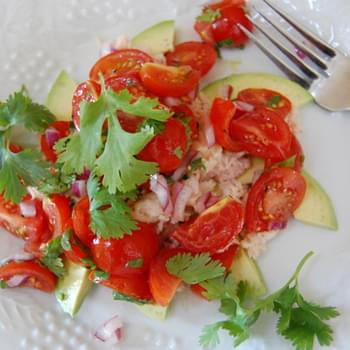 Summertime Tuna Tomato Salad