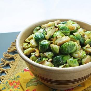Brussels Sprouts with Lemon and Pine Nuts