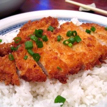 Deep fried pork (Tonkatsu)