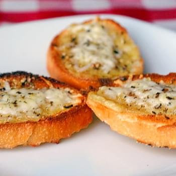 Roasted Garlic and Parmesan Crostini
