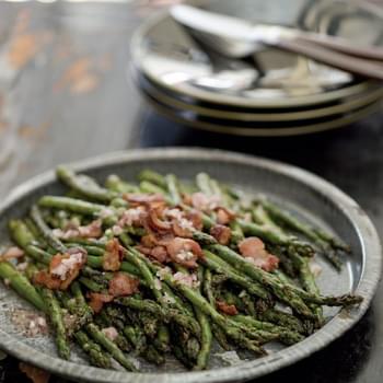 Grilled Asparagus with Bacon Vinaigrette