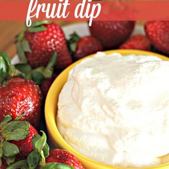 Whipped White Chocolate Fruit Dip