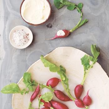 Radishes with Butter & Herbed Salt