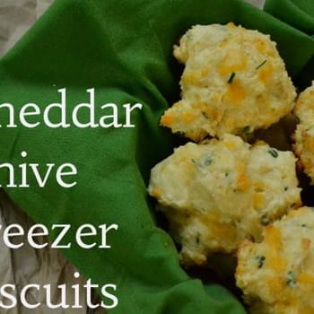 Cheddar Chive Freezer Biscuits