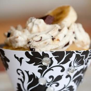 Banana Whipped Cream with Cacao Nibs