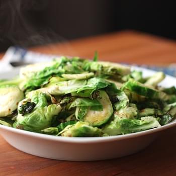Smoky Buttered Brussels Sprouts