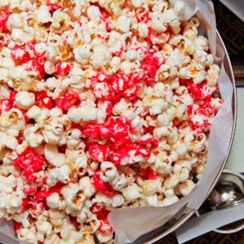 Peppermint Candied Popcorn