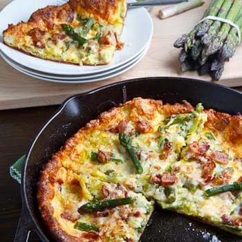 Asparagus and Double Smoked Bacon Popover